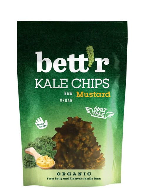 Bettr  Kale Chips with Mustard and Onion 30g