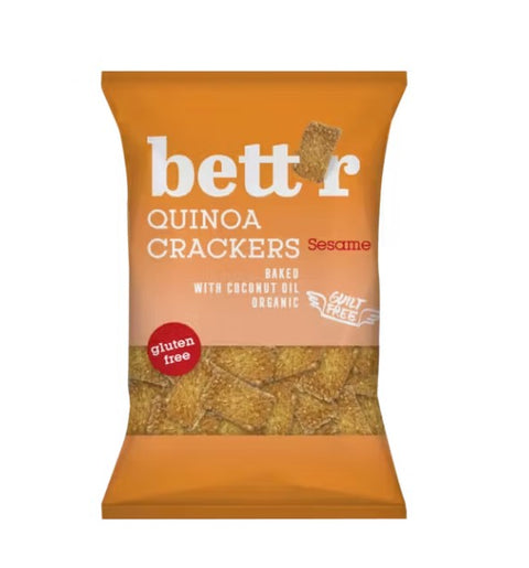 Bettr Quinoa Crackers with Sesame - 100g