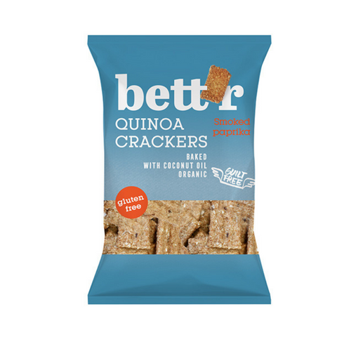 Bettr Quinoa Crackers Smoked Paprika - 100g