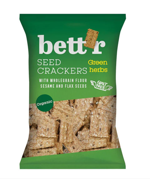 Bettr Wholegrain Crackers with Herbs - 150g