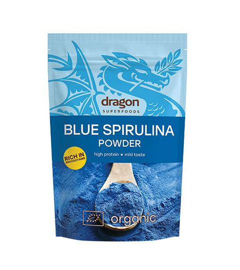 Dragon Superfoods Organic Blue Spirulina Powder - 200g