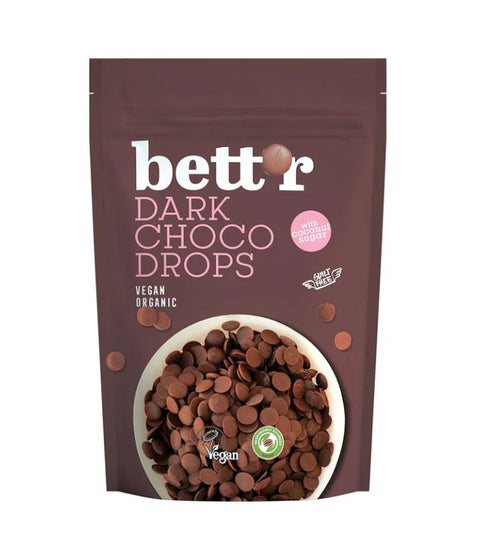 Bettr Vegan Dark Choco Drops - 200g
