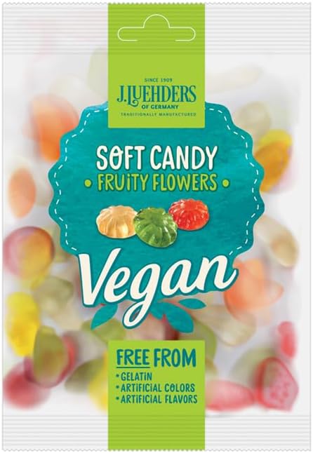 J. Luehders Soft Candy Fruity Flowers Vegan 45g