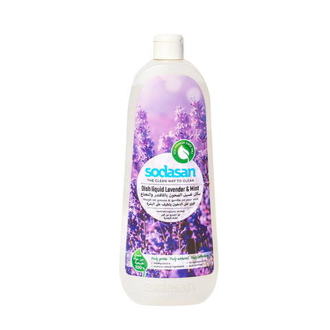 Sodasan 100% Natural Dish Liquid Lavender & Mint - 1L