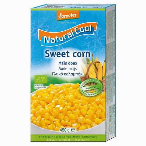 Natural Cool Organic Sweetcorn 450g