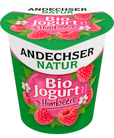 Andechsner Organic Mild Yogurt Raspberry 3.8% - 150g
