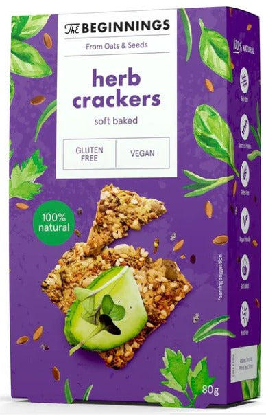 The Beginnings Herb Crackers 80g