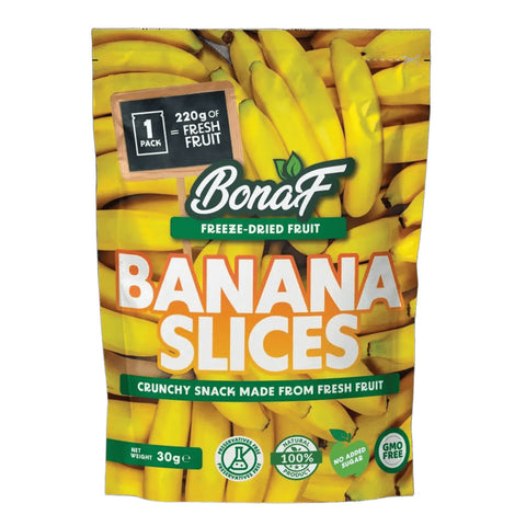 Bonaf Freeze Dried Fruit Banana Slices 30g