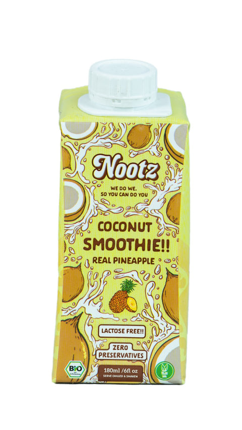 Nootz Coconut Smoothie Real Pineapple - 180ml