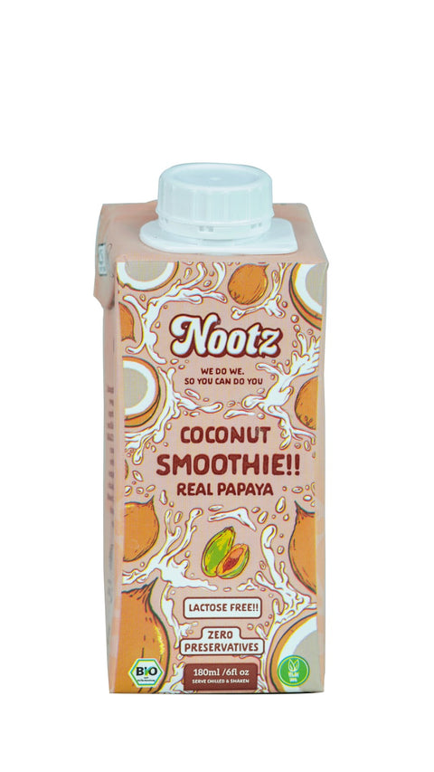 Nootz Coconut Smoothie Real Papaya - 180ml