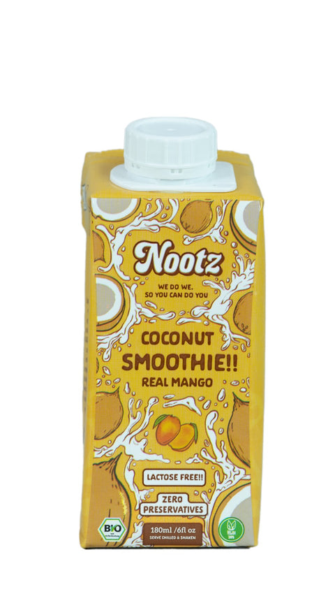 Nootz Coconut Smoothie Real Mango - 180ml