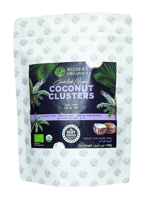 Wilders Organic Coconut Clusters - 140g
