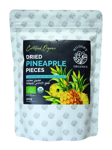 Wilders Organic Dried Pineapple Pieces - 200g