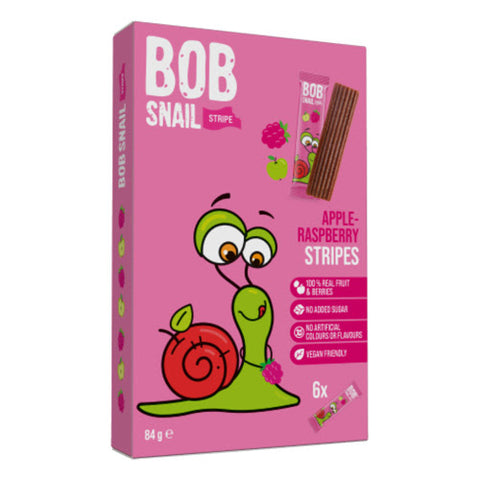 Bob Snail Apple Raspberry Stripes - 84g