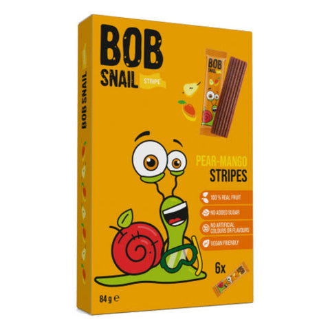 Bob Snail Pear Mango Stripes - 84g