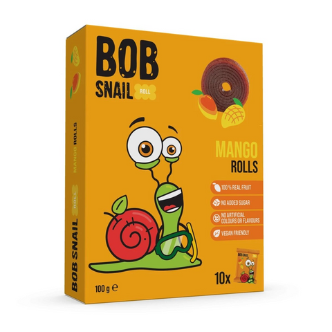 Bob Snail Mango Rolls - 100g