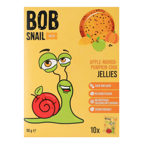 Bob Snail Apple Mango Pumpkin Chia Jellies - 90g