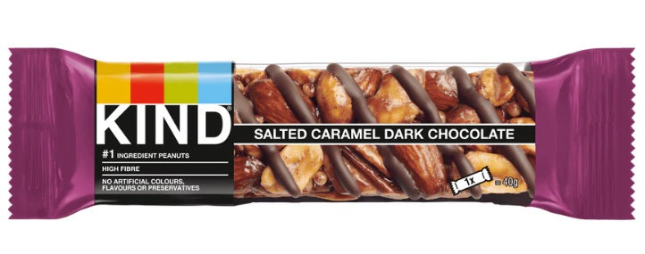 Kind Salted Caramel Dark Chocolate Bar 40g