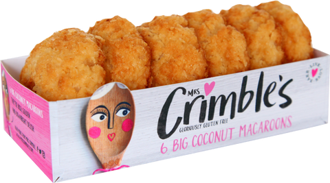 Mrs Crimbles Large Plain Macaroons - 180g