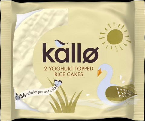 Kallo Yogurt Topped Rice Cake - 33g