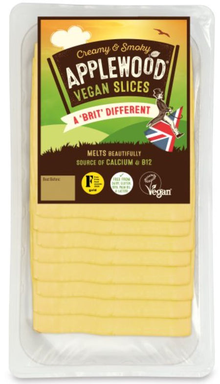 Norseland Applewood Vegan Cheese Slices 200g