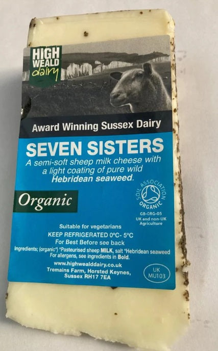 High Weald Organic Seven Sisters Sheep Milk Cheese 125g
