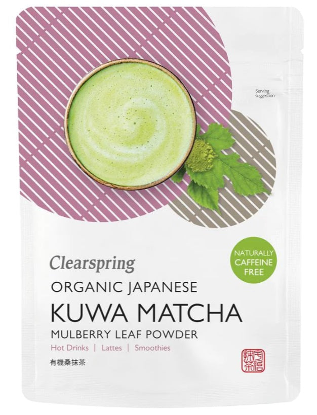 Clearspring Organic Japanese Kuwa Matcha - Mulberry Leaf Powder 40g