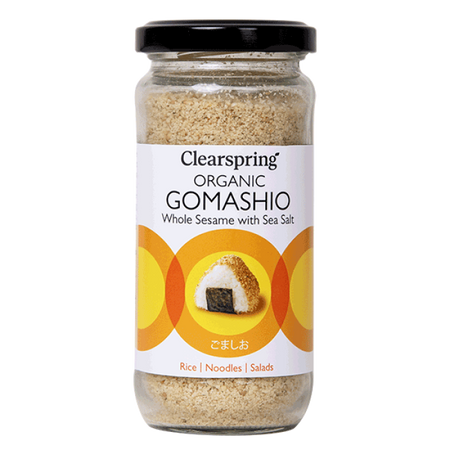 Clearspring Organic Gomashio - Whole Sesame with Sea Salt 100g