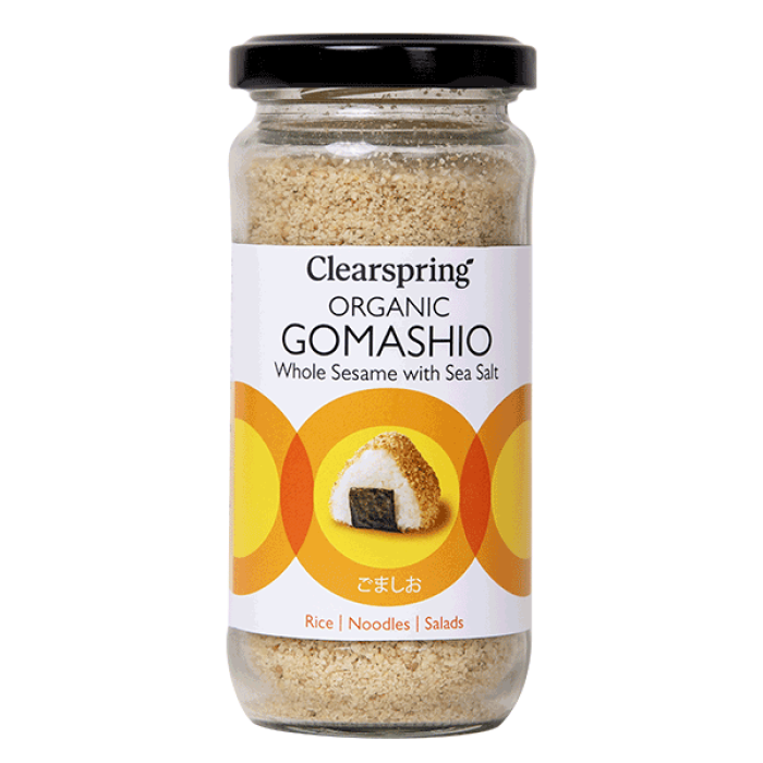Clearspring Organic Gomashio - Whole Sesame with Sea Salt 100g