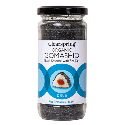 Clearspring Organic Gomashio - Black Sesame with Sea Salt 100g