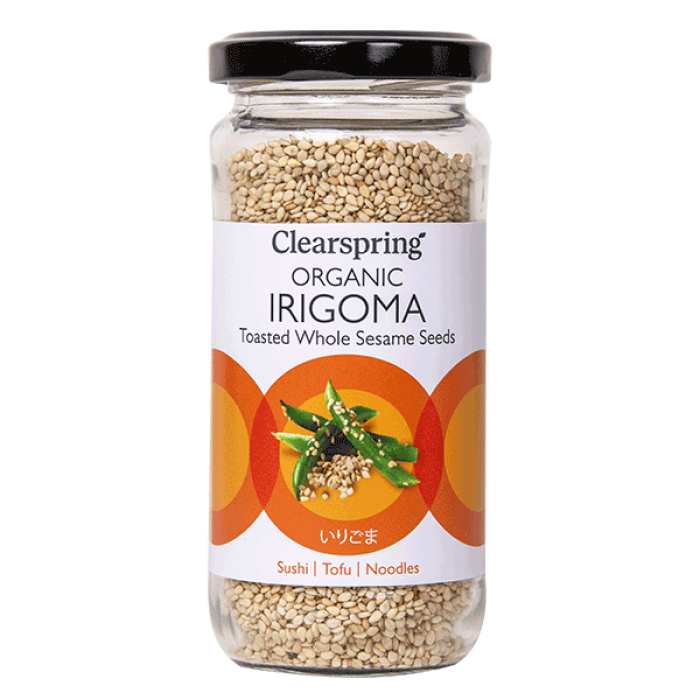 Clearspring Organic Irigoma - Toasted Whole Sesame Seeds 100g