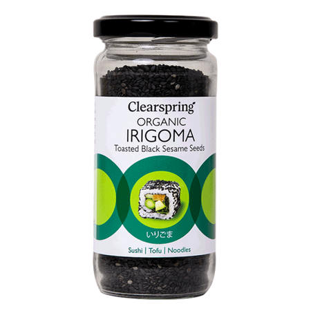 Clearspring Organic Irigoma - Toasted Black Sesame Seeds 100g