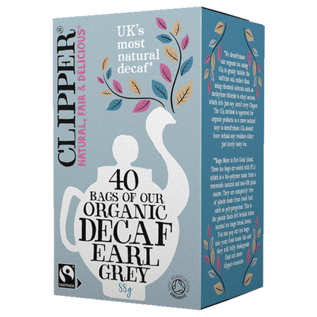 Clipper Organic Decaf Earl Grey Fairtrade Tea Bags 88g - 40bags