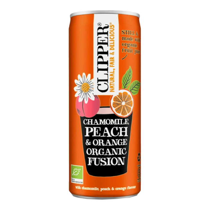 Clipper Organic Chamomile Peach & Orange Fusion 250ml