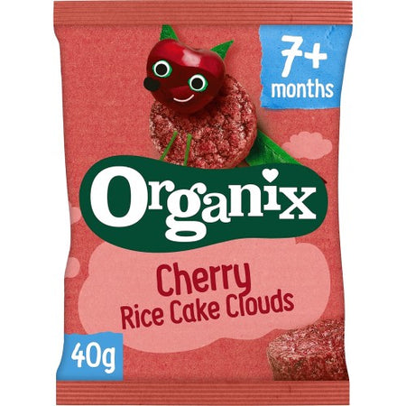 Organix Organic Cherry Rice Cake Clouds 40g