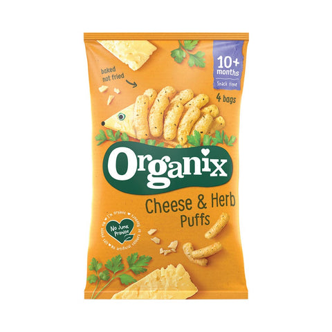 Organix Multipack Cheese & Herb Puffs