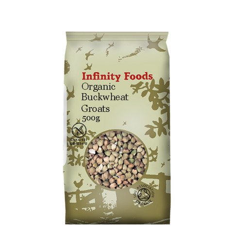 Infinity Foods Buckwheat Groats - certified gluten-free 500g