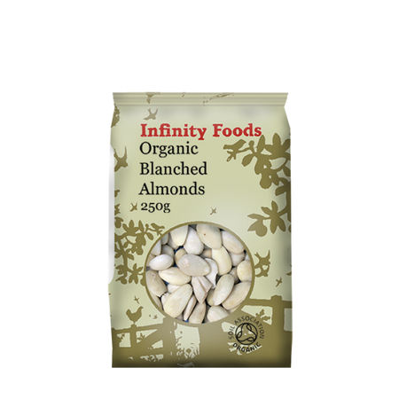 Infinity Foods Organic Blanched Almonds 250g
