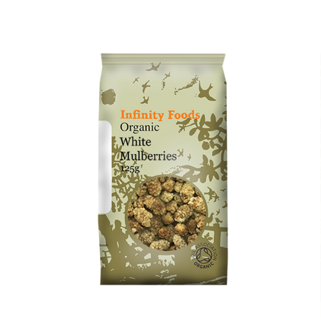 Infinity Foods Organic Mulberries - White 125g