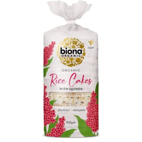 Biona Organic Rice Cakes with Quinoa 100g
