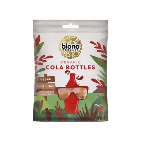 Biona Organic Cola Cola Bottles Jellies 75g