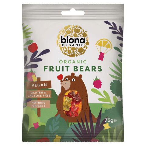 Biona Mini Fruit Bears Organic 75g