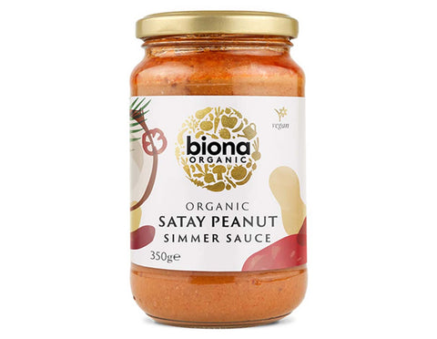Biona satay Peanut Simmer Sauce 350g