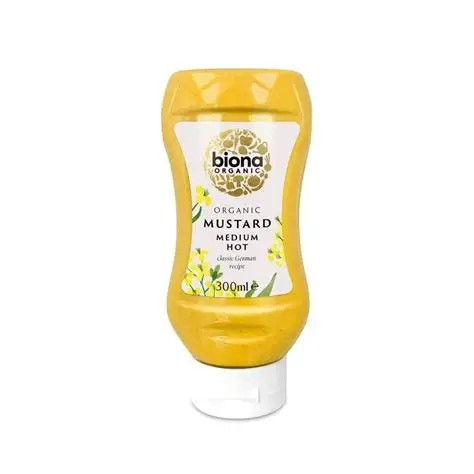 Biona Organic Mustard Medium Hot 320ml