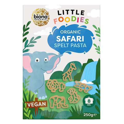 Biona Organic Safari Animals Spelt Pasta 250g