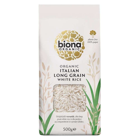 Biona Italian Long Grain White Rice - 500g