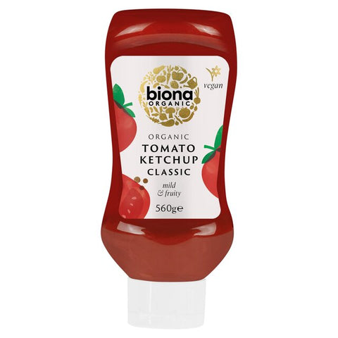 Biona Squeezy No Added Sugar Tomato Ketchup - 560g