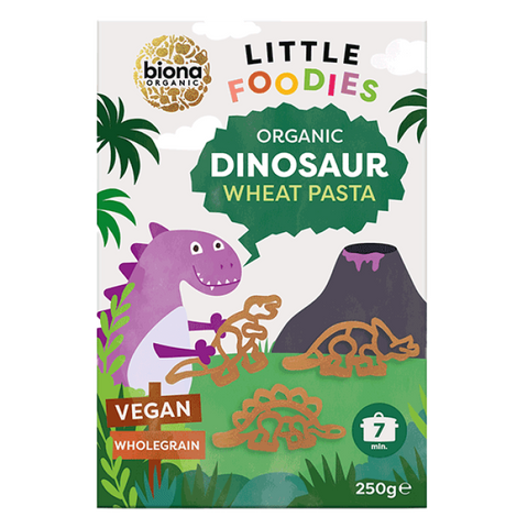 Biona Organic Dinosaur Wholewheat Pasta 250g