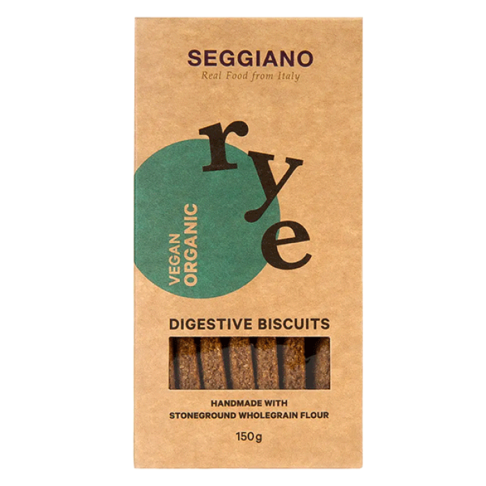 Seggiano Organic Rye Digestive Biscuits 150g