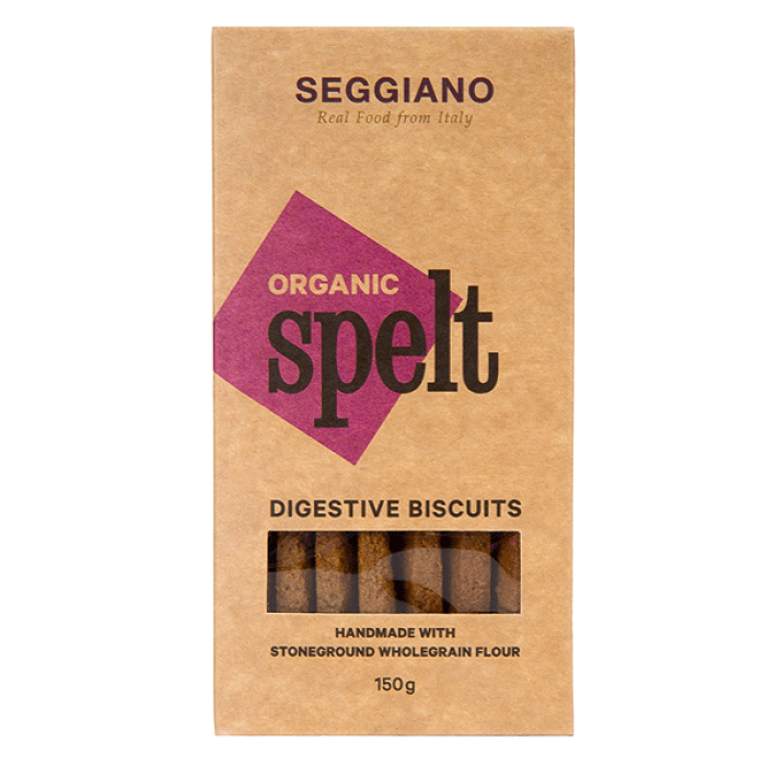 Seggiano Organic Spelt Digestive Biscuits 150g